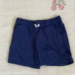 blue shorts